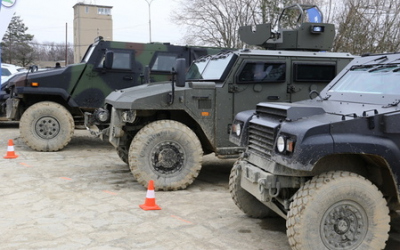 Některé z vozů, které firmy na konci února představily zástupcům resortu na Průmyslových dnech LAV ve Vyškově